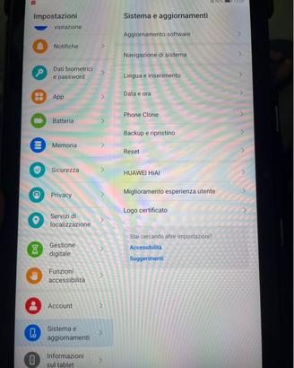 Tablet Huawei nuovo da 128gb