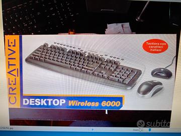 Tastiera e Mouse Wireless della Creative 