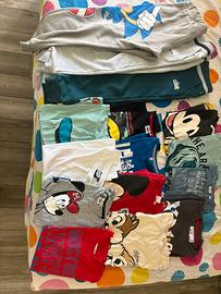 Lotto 43 pezzi abbigliamento bambino 9/10 anni