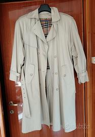 Trench classico unisex invernale beige/tartan  