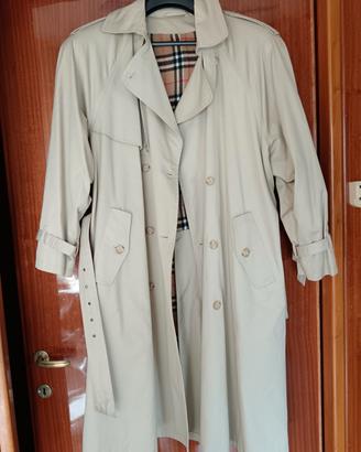Trench classico unisex invernale beige/tartan  