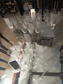 Set 36 bicchieri Rosenthal in cristallo soffiato