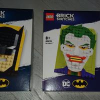 LEGO BRICK SKETCHES Batman 40386 +The Joker 40428