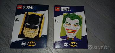 LEGO BRICK SKETCHES Batman 40386 +The Joker 40428