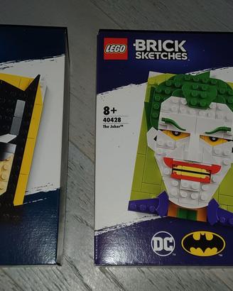 LEGO BRICK SKETCHES Batman 40386 +The Joker 40428