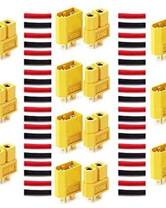 10 Paia Connettori XT60 Maschio/Femmina Batterie