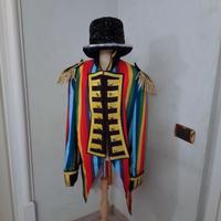 Frac e cappello da Parata Arcobaleno - Costume Dir