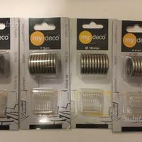 Anelli con Ganci per tende Obi 16 mm