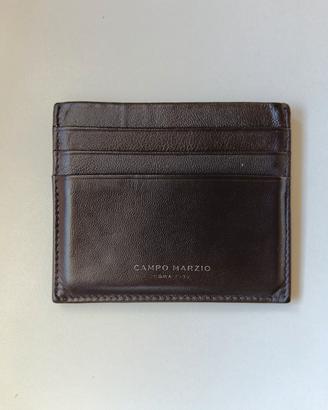 portacarte campo Marzio pelle made in Italy