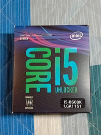 CPU Intel i5 8600K - LGA 1151