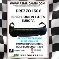 PARAURTI POSTERIO PARAFANGO  SX/DX, SMART 450