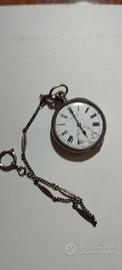 Orologio da tasca LONGINES d'epoca in argento con
