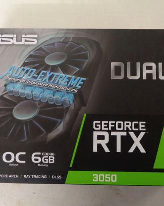 Scheda Video ASUS DUAL RTX 3050 6G nuova sigillata