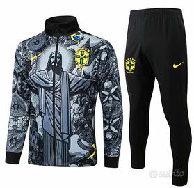 Tuta brasile edizione speciale con zip intera.