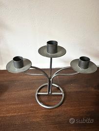 IKEA Vintage - Candelabro Scultoreo 3 Bracci