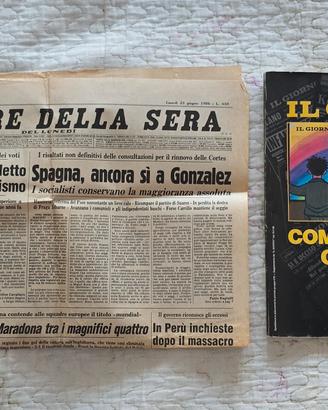 Supplemento Il Giorno 1986+Corriere della sera