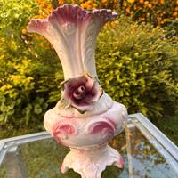 Vaso Capodimonte con roselline