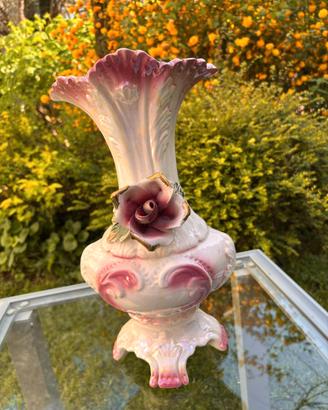 Vaso Capodimonte con roselline
