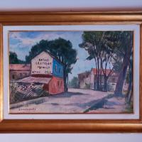 Quadro Dipinto Silvio Consadori Olio su Tela