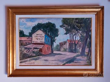 Quadro Dipinto Silvio Consadori Olio su Tela