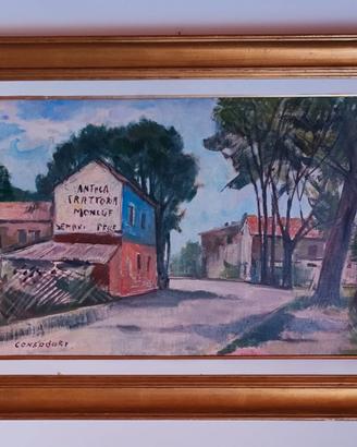 Quadro Dipinto Silvio Consadori Olio su Tela