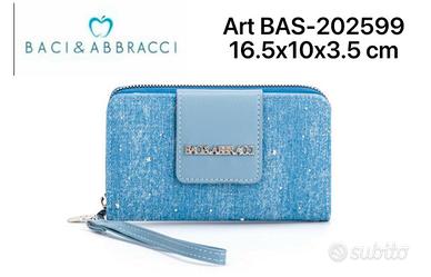 portafoglio di jeans chiaro o scuro