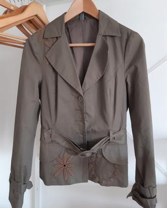Trench donna color fango Vila