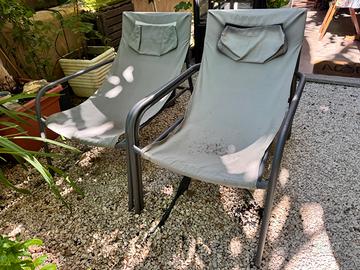 Regaliamo 3 sdraio da giardino