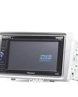 Telaio grigio radio 2-DIN per Peugeot 308 408.