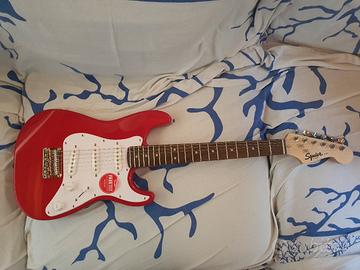 Fender Squier Stratocaster Mini Rossa NUOVA 