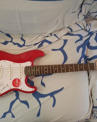 Fender Squier Stratocaster Mini Rossa NUOVA 