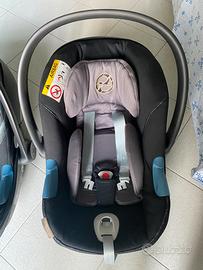 Ovetto cybex aton m i-size con base isofix
