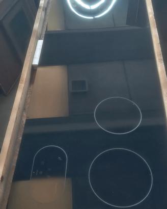 Piano cottura a induzione  con lavabo 245x70 