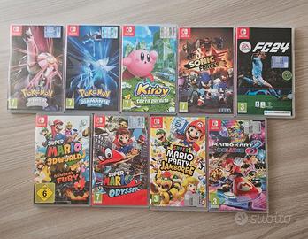 nintendo switch oled e giochi
