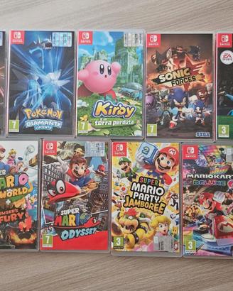 nintendo switch oled e giochi