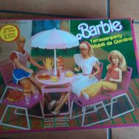 set mobili da giardino Barbie