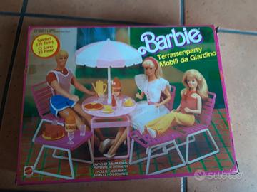 set mobili da giardino Barbie