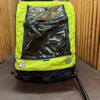 Klarfit rimorchio bici 2 bambini