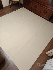 tappeto artigianato sardo per salone o camera,ecrù