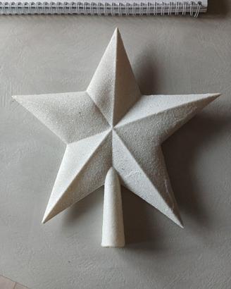 Palline di Natale multicolore più puntale bianco