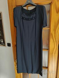 Abito lungo cerimonia blu/nero – Tg. M/L
