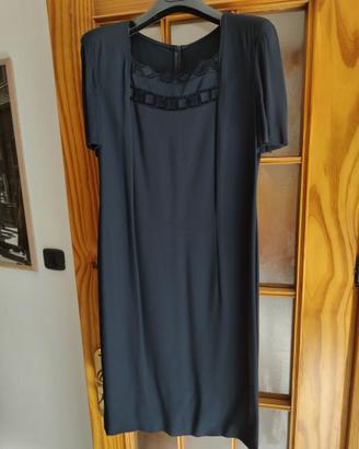 Abito lungo cerimonia blu/nero – Tg. M/L