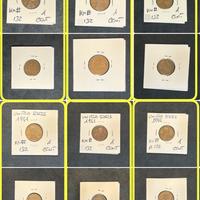 15 Monete USA Wheat Penny 1 Cent Lincoln1930-1958