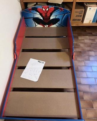 Lettino Spiderman + materrasso