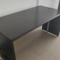 2 x Scrivania nero Ufficio 