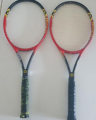 Coppia di racchette da tennis Wilson Pro Staff 6.1