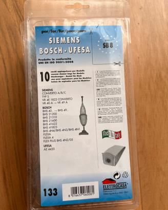 Sacchi aspirapolvere Siemens Bosch Ufesa