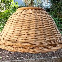lampadario rattan