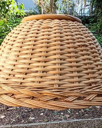 lampadario rattan