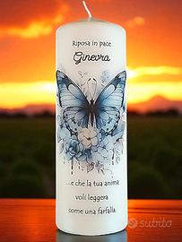 Candela Commemorativa Personalizzata –  23 cm